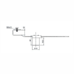 CERRADURA PARA PUERTA DE CRISTAL DESLIZABLE