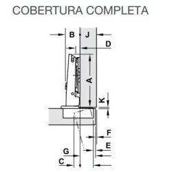 BISAGRA PUSH 110° COBERTURA COMPLETA