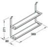 ACCESORIO PARA ESPECIES 2 NIVELES ACERO INOX