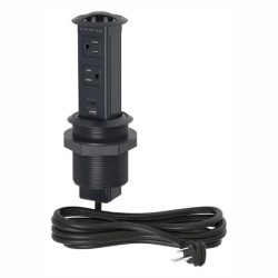 TORRE DE CONTACTOS 2 TOMAS DE CORRIENTE Y CARGA USB