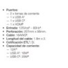 CENTRO DE CARGA ATORNILLABLE CON 2 CONTACTOS, CARGA USB Y HDMI