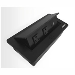 CENTRO DE CARGA ELEVABLE CON 2 CONTACTO Y CARGA USB