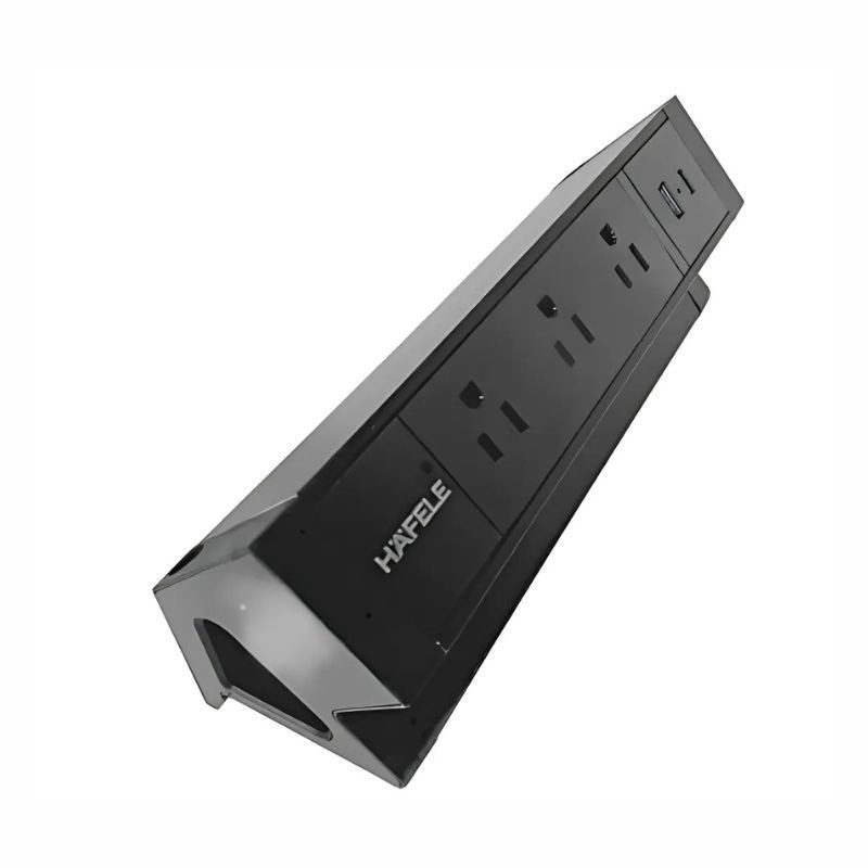 CENTRO DE CARGA SOBREPUESTO CON 3 CONTACTOS Y CARGA USB