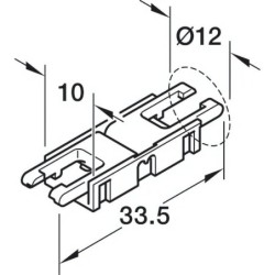 CONECTOR DE CLIP 180°