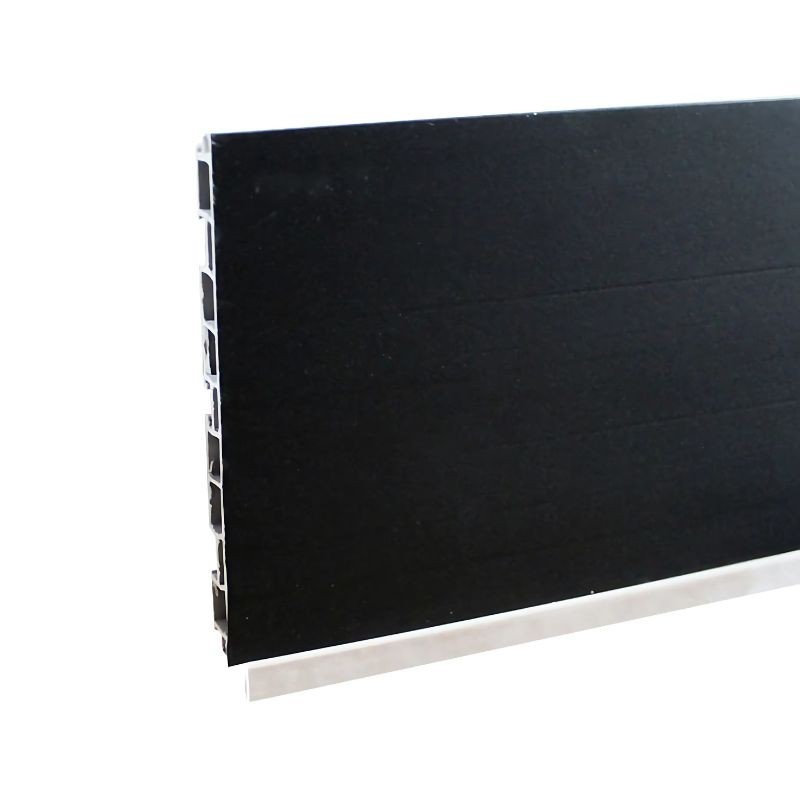 ZOCLO PVC NEGRO MATE