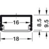 PERFIL DE SOBREPONER PARA TIRA LED