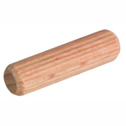 TAQUETE DE MADERA ESTRIADA