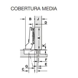 BISAGRA 110° COBERTURA MEDIA
