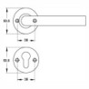 V-PACK HAFELE ARGOS ACERO INOX INDICADOR WC