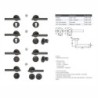 V-PACK HAFELE ARGOS NEGRO RECAMARA