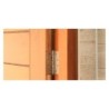 BISAGRA CON BALEROS 4X4" SATINADO