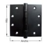 BISAGRA CON BALEROS 4.5X4" NEGRO